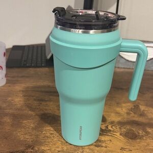 HydraPeak Teal Stainless Steel Tumbler with Handle